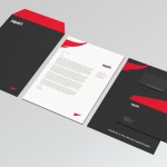 full company stationary with letter head and envelopes