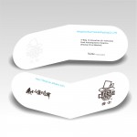 Spcial cut business cards with center fold