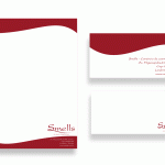 Envelopes different sizes with red color